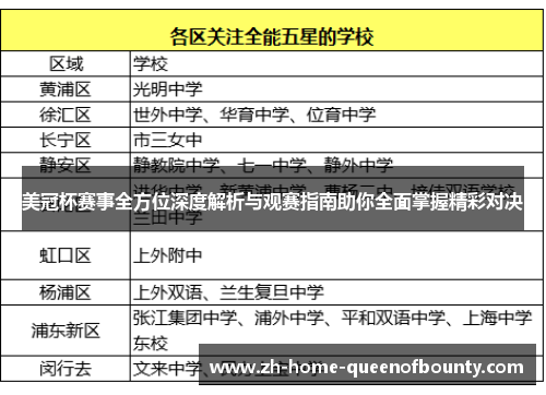 美冠杯赛事全方位深度解析与观赛指南助你全面掌握精彩对决