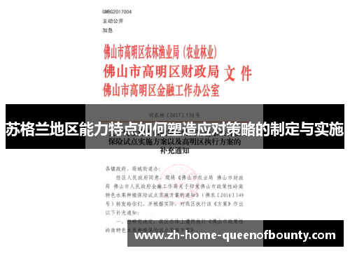 苏格兰地区能力特点如何塑造应对策略的制定与实施
